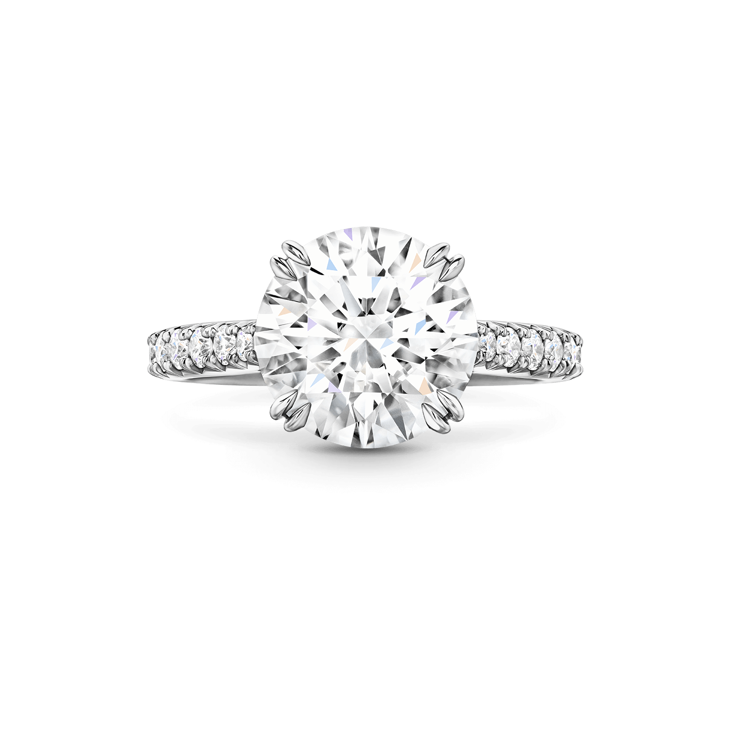 Front view of the Brilliant Love Diamond Engagement Ring