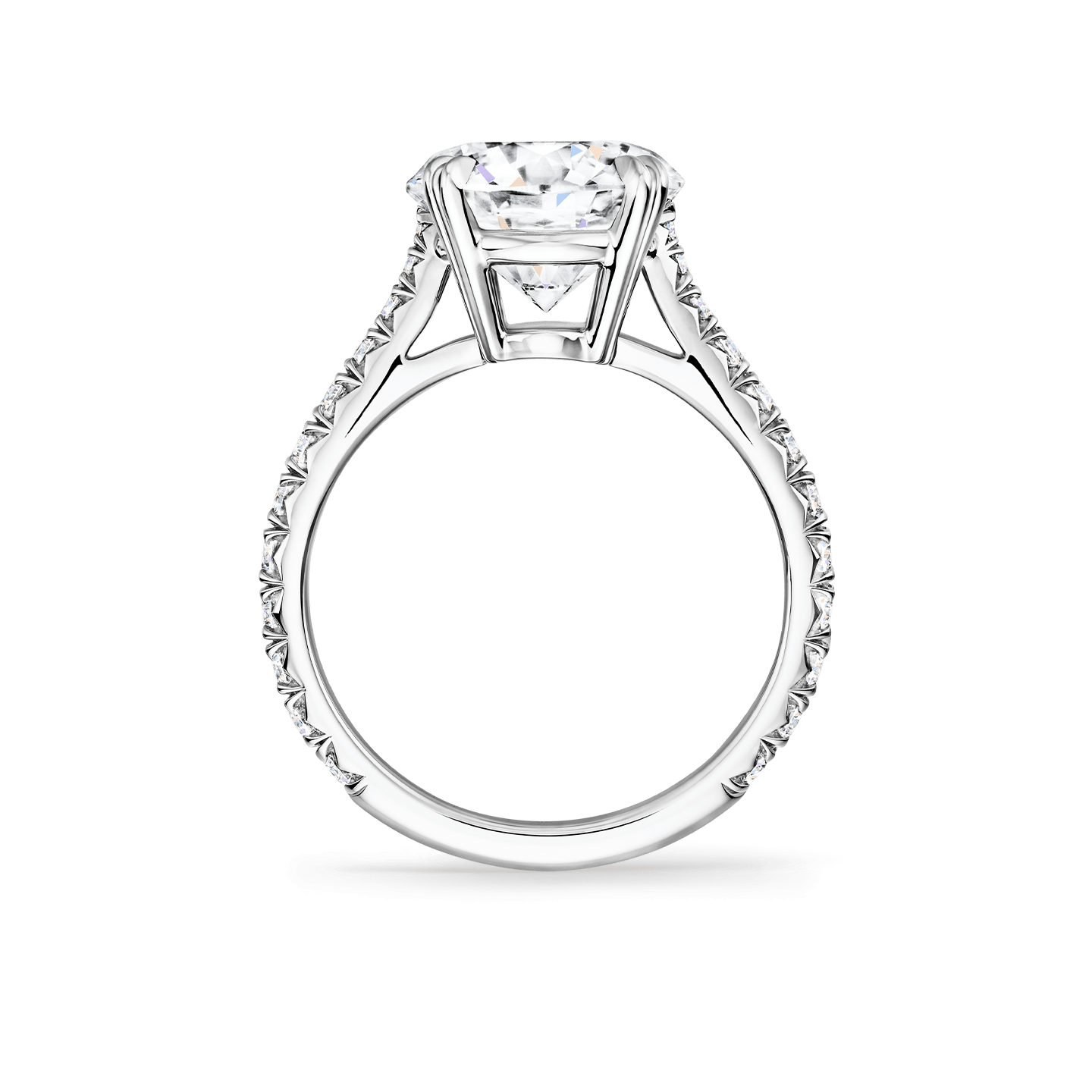 Side view of the Brilliant Love Diamond Engagement Ring