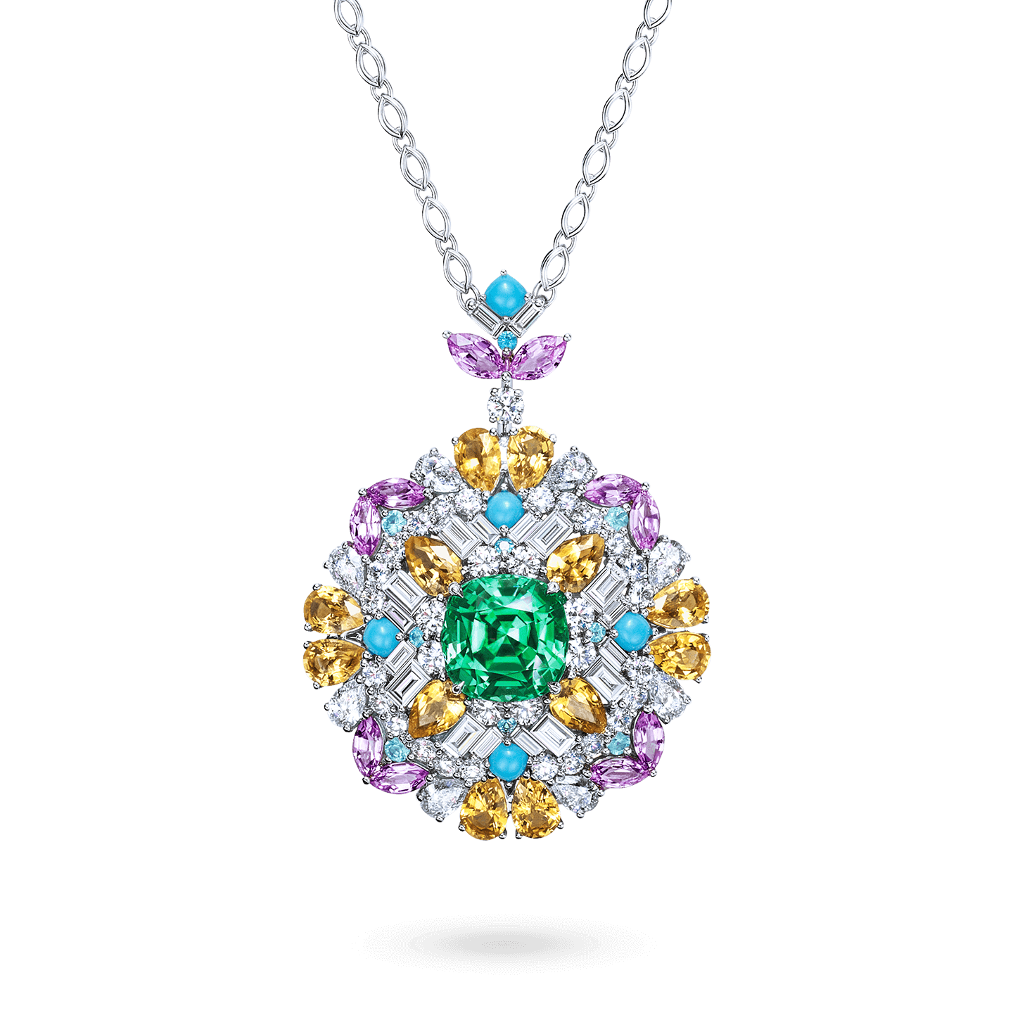 Winston Kaleidoscope Green Tourmaline Pendant by Harry Winston. 